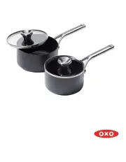 [OXO] Good Grips Pro Saucepan Set 2 Piece in Grey