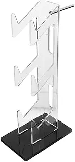 Outanaya Acrylic Game Controller Stand with Headphone and Eyeglass Display Holder Desktop Organizer for Gaming Accessories Sleek Design for Optimal Organization