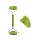 Jade Roller & Scraping Board Jade Stone Set Scraping Massage Tools For Facia BBY
