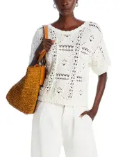 Aqua Crochet Tee - Exclusive