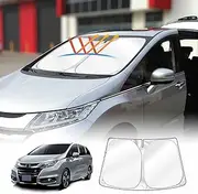 X-Car WindScreen Sun Shade Compatible with Honda Odyssey 2014-2024 Windscreen Visor Foldable