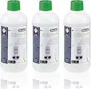3 x Genuine DeLonghi Descaler Cleaner Espresso Coffee Machine - 500ml - EcoDecalk DLSC 500