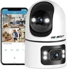GENBOLT WiFi Security Camera Indoor, 360°Dual Lens Home Surveillance IP Camera C