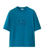 Burberry Oak Leaf Crest Embroidered Crewneck T-Shirt S,XL,XS,L,M Blue