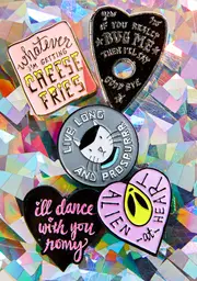 [Band of Weirdos] Alien At Heart Enamel Pin
