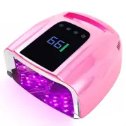Catzon UV LED Nail Lamp Automatic Sensor Gel Nail Dryer for Home Salon DIY Manicure-Pink
