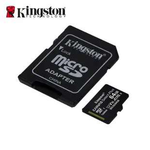 金士頓 64GB Kingston CANVAS Select PLUS 新版 microSDXC C10 U1 記憶卡