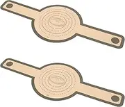 2Pcs Silicone Bread Baking Mat, Nonstick Dutch Oven Liner with Long Handle, -40°F to 500°F Heat Resistant Bread Mat for Dutch Oven