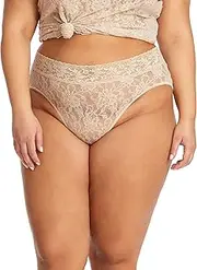 [hanky panky] Women's Plus Size Signature Lace French Brief Black Bikini 1X (16W-18W)