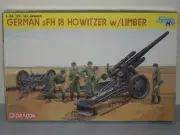 Dragon 1/35 Scale German sFH 18 Howitzer w/Limber - Smart Kit