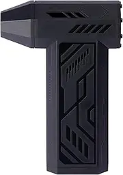 Compressed Air Duster 4 Gear Adjustable 110000RPM Electric Air Duster for Computer Keyboard, Rechargeable Cordless Air Duster for Outdoors, Car, Home Cleaning (Black)
