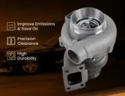 UNIVERSAL NEW GT3037 GT3076 T3 500HP Turbo Turbocharger 0.82 A/R Billet V-band