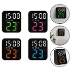 Easily Customizable Brightness Temperature and Date Display Wall Clock