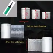 30M All Size Column Anti-drop Bubble Inflatable Packaging Protector Wrap + Pump