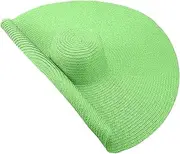 [Generic] Summer Beach Hats for Women Wide Brim Floppy Hats UV Protection Straw Hat Oversize Sun Hat for Vacation Travel