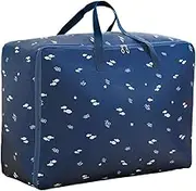 Quilt Storage Bag - Foldable Storage Bins for Comforter | Clothing Sack | Dustproof Box | Waterproof Quilt Bag for Dorm Clothes Blankets Sheets Comforters Bedding