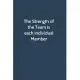 The Strength of the Team is each Individual Member: Office Gag Gift For Coworker, Funny Notebook 6x9 Lined 110 Pages, Sarcastic Joke Journal, Cool Hum