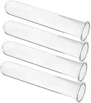 HOMOCONO 4pcs Glass Test Tubes for Hydroponic Propagation Versatile Decorative Vases for for Indoor Arrangements and Decor