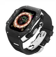 iWatch Ultra case and Strap. Carbon Fiber, Titanium and Steel. New