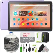 Amazon Fire HD10 10.1" 32GB Wi-Fi Tablet 13th Gen Lilac + Wonderboom Speaker Kit