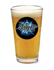 Slipknot - Rock and Roll - 16oz Pint Beer Glass Seltzer Barware Tea Cocktail 59