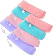 DRESSOOS 8pcs Soap Foaming Net Pouches Portable Bar Soap Storage Bags Multi for Quick Drying for Shampoo Bars