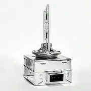 Premium D1S HID Xenon Headlight Bulb – 6000K Pure White, 35W 85V – OEM Replacement with Philips UV Cut Quartz Burner – 3-Year Warranty