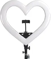LED Ring Light, Heart Shape LED Ring Light 19inch Rotatable for Live Broadcast