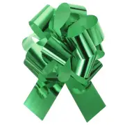 10pcs 6" Metallic Large Big Pull Bow Gift Wrapping Bows Ribbon, Green
