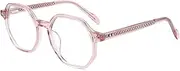 [HDUBFY] Geometry Frames Glasses for Women Acetate Eyeglasses Eyewear of Female