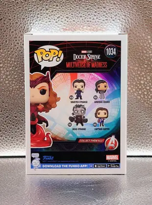 Funko pop 緋紅女巫 Walmart限定 公仔 搖頭娃娃 奇異博士 Marvel 汪達