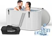 Inflatable Cold Plunge Tub, 212 Gallon Ice Bath for Athletes, Freestanding Indoor/Outdoor Tub with Lid