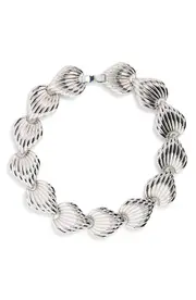 Julietta x Cassetto JC2 Rhodium Plate Collar Necklace in Silver at Nordstrom One Size