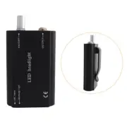 Rechargeable Battery 1800Mah with Belt Clip For Dental LED Head Light Black