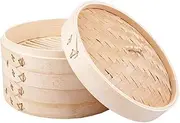 D.Line Bamboo Steamer 2 Tier 25cm