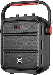 SHIDU Portable Karaoke Machine, Bluetooth 5.0 Speaker Loud Stereo Karaoke Machine, Deep Bass, Support REC/TF/SD Card with Detachable Shoulder Strap for Party, Travel, Camping, Outdoor