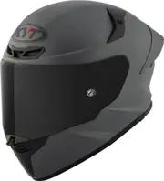 KYT TT-Revo Plain Helmet, grey, Size S for Men