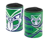 NRL NEW ZEALAND WARRIORS LOGO CAN COOLER STUBBY HOLDER