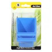 Avi One Feeder High Back With Perch Small 2 Pack
