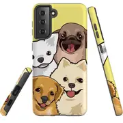 For Samsung Galaxy S22+ Plus Case, Armour Cover, Cute Dachshunds