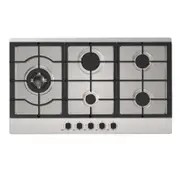 Kleenmaid Stainless Steel Surface Mount Built-In 5 Burner Gas Stove/Cooktop 90cm