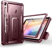 for Samsung Galaxy Tab S6 Lite Case, [Built in Screen Protector and Kickstand]