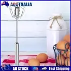 AU Stainless Steel Egg Beater Hand Push Whisk Mixer 10/12/14 Inch Manual Whisk