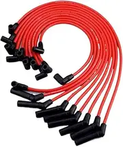 daili Store 10Pcs Spark Plug Ignition Wires Cable Kit M-12259-R301 9mm Compatible with Ford 1964-1995 Compatible with Mustang 1979-1995 F-150 5.0L 5.8L V8 Only SBF 302W