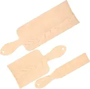 FRCOLOR 3pcs Hair Dye Paddles Highlighting Boards for Hair Coloring Dyeing Paddle for Barber Shop