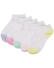 Girls 5 Pack Sports Socks