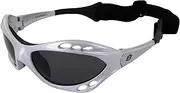 Silver Polarized Sunglasses Floating Water Jet Ski Goggles Sport Designed for the demands regularly encountered while Kite Boarding Surfer Kayak Jetskiing other water sports.