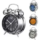 Loud Alarm Clock Mechanical Double Bells Metal Alarm Clock Noiseless