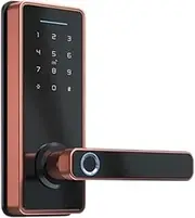 Tuya APP Hidden Cabinet Lock Hidden Cabinet Lock Biometric Smart Fingerprint Electronic Password RFID Card Door Lock Slimline Design(T2-TY-R-5050147) Aqiong