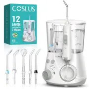 Professional Water Flosser for Teeth: 2 Modes & 12 Pressure Settings Electric...